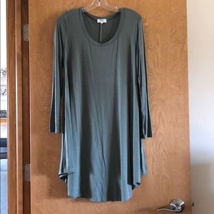 PIKO. Bamboo dress. Very soft long sleeve dress